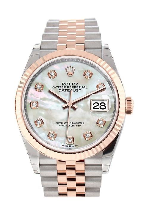 rolex datejust mother of pearl ladies|rolex datejust 36mm price.